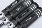 ヨコモレーシングツール ヘックス/ナット ドライバーセット(1.5/2.0/5.5/7.0mm) (ブラック)