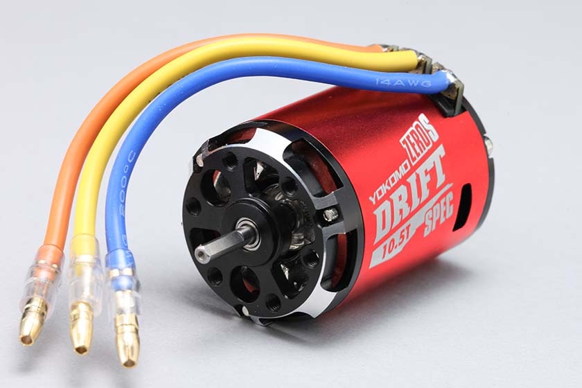 ZERO-S ドリフトスペック ブラシレスモーター 10.5T レッド