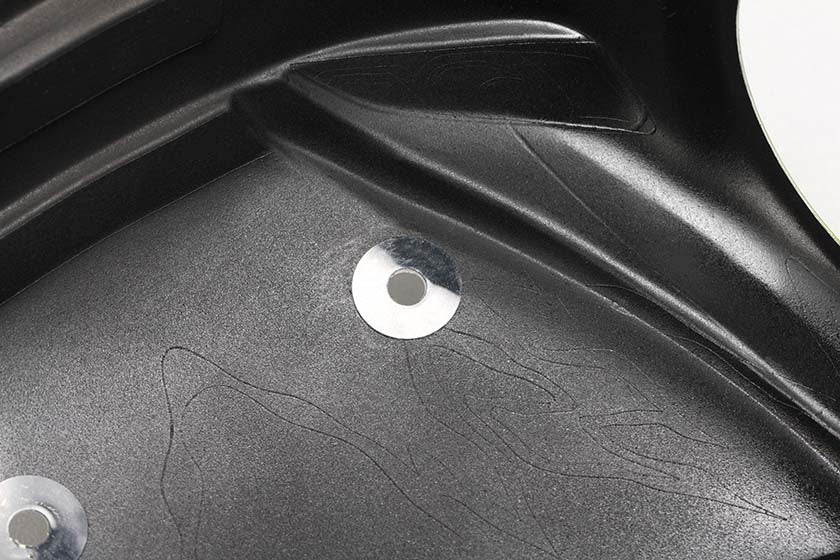 薄型ボディマウント パッチ(ボディ取り付け穴補強用/Φ6×0.2mm厚)