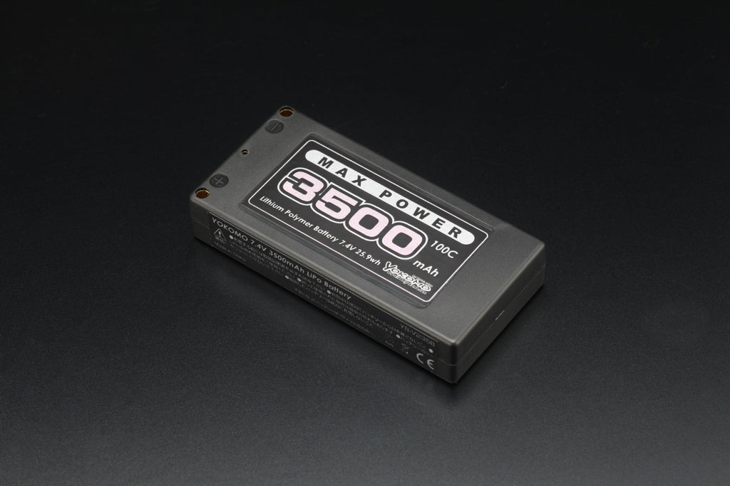 ヨコモLi-po 3500mAh/7.4V ショートサイズバッテリー