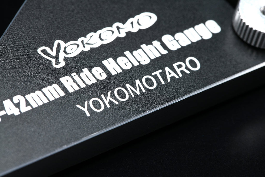 オフロードカー用 アルミ製 ハイトゲージ(3-42mm) 刻印イメージ