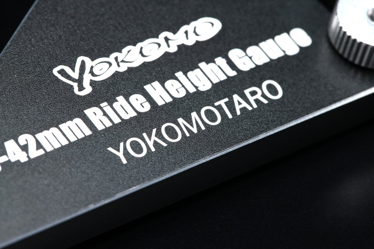 オフロードカー用 アルミ製 ハイトゲージ(3-42mm) 刻印イメージ