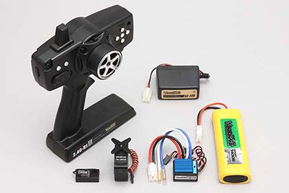 1/10RCカー用 2.4G-RSIIIランニングセット(ハイスピードサーボ付)